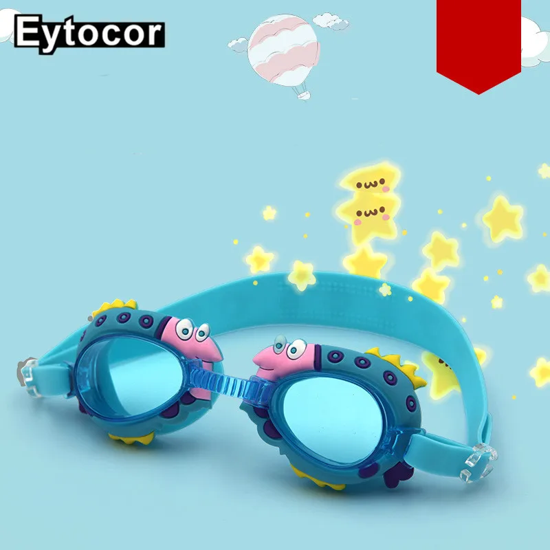 EYCOTOR анти туман Анти ультрафиолет Дети очки для плавания плавание дети различной