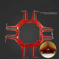 90 градусов правый угол зажим мм 100 мм Mitre структура зажимы рамки угловой зажим фото держатель зажим для деревообработки инструмент