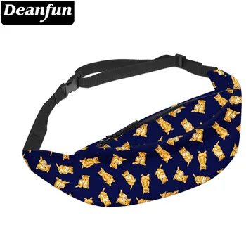 

Deanfun Orange Cat Waist Pack Waterproof Funny Pack Belt Bag Hip Bum Bag with Adjustable Strap for Travel YB-32