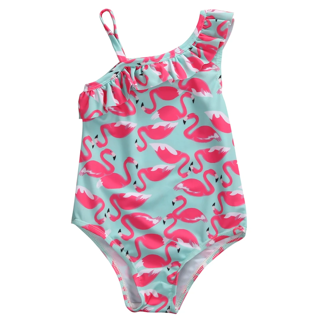 

Lovely Swan Swimsuit Girls Swimsuit One Piece Bikini Swiming Summer Girls Swimwear Beachwear 2018 Summer New Toddler Baby Kids