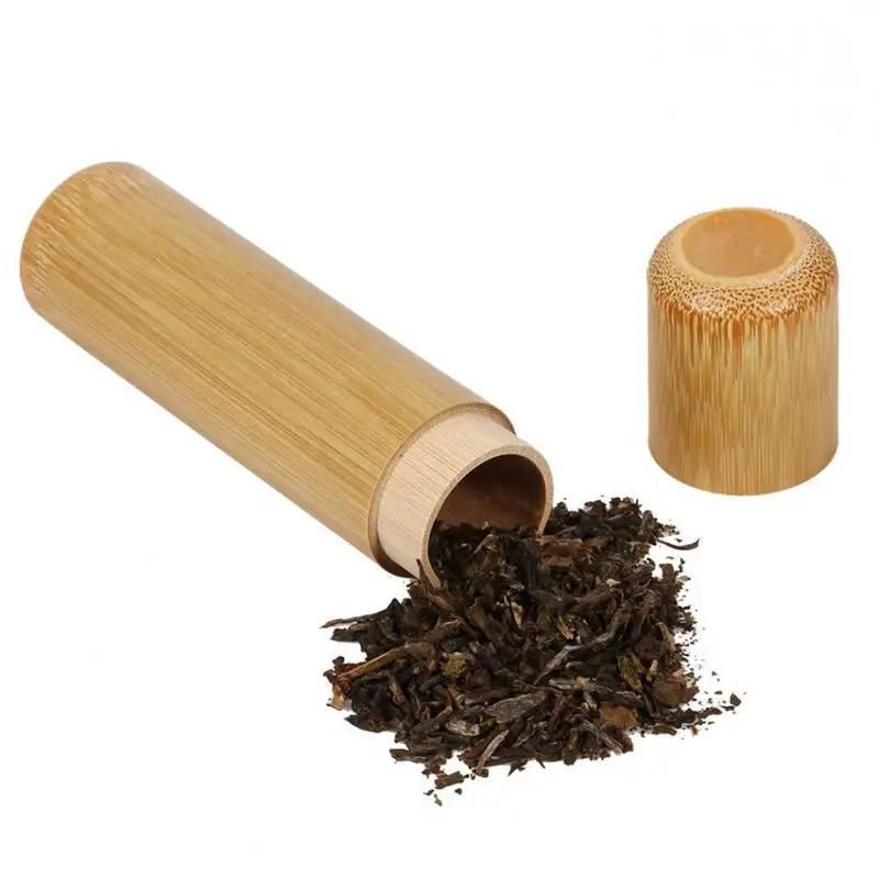 Творческий чай может портативный бамбуковое хранение чая Танк Домашний Органайзер ремесла украшения подарочная упаковка домашнее украшение для офисного стола