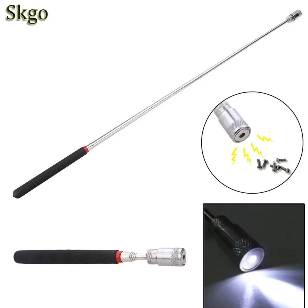 

7 use Rod 19 2inch Magnetic Pick-Up Auto Flexible 69cm 5 LED repair 27 LED Home New Magnet Extendable Tool Telescopic
