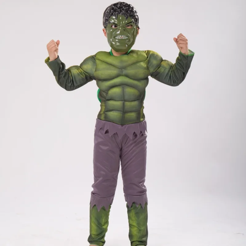 

super hero costumes amazing spiderman the incredible avengers hulk costume for kids 3d boy for children baby child girl new year