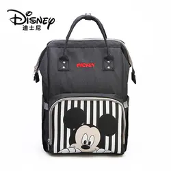 Disney Микки Минни дорожная пеленка Сумка Bolsa коляска с водоотталкивающим покрытием сумка USB бутылка теплее мультфильм мумия рюкзак подгузник