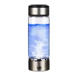 2019 Новый USB Перезаряжаемый умный водород богатый воды чашка электролиза генератор ионизатор высокое боросиликатное стекло бутылка для