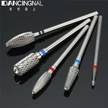 Прочный Карбид ногтей дрель небольшое сверло Маникюр фрезы для кутикула ноготь Дрель аксессуары для ногтей фрезерные инструменты