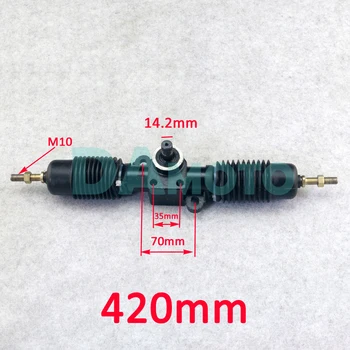 

420mm Power Steering Gear Shaft Rack Pinion Assembly For DIY China Go Kart Buggy Karting ATV UTV Bike Parts