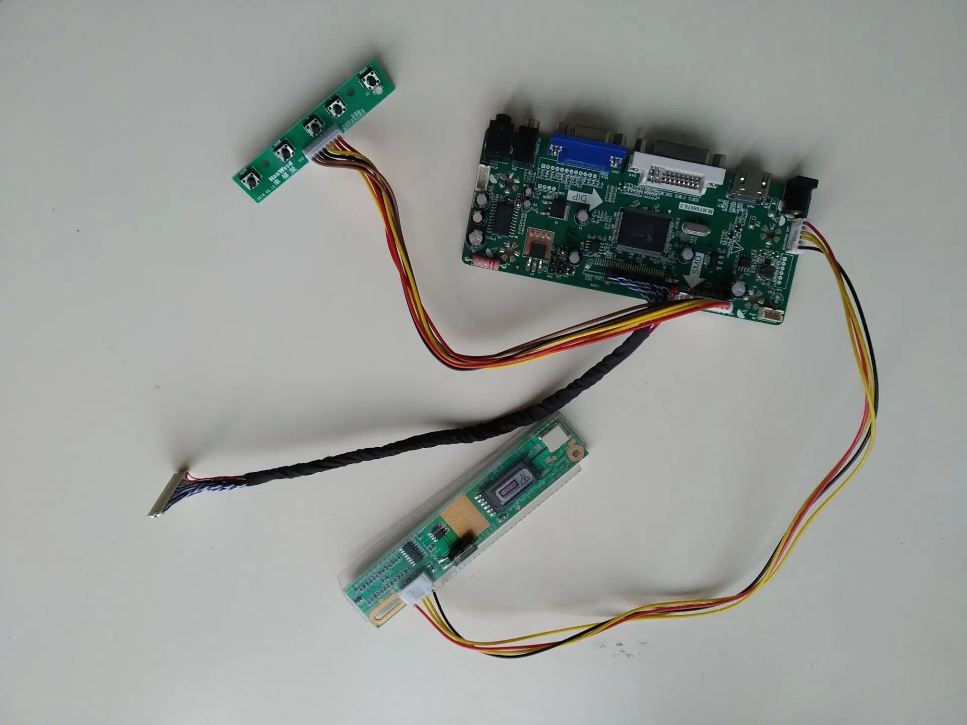 LCD LED DIY HDMI DVI VGA Aduio controller driver board for LP154WX4-TLC8/TLC6 1280X800 Panel Screen | Компьютеры и офис