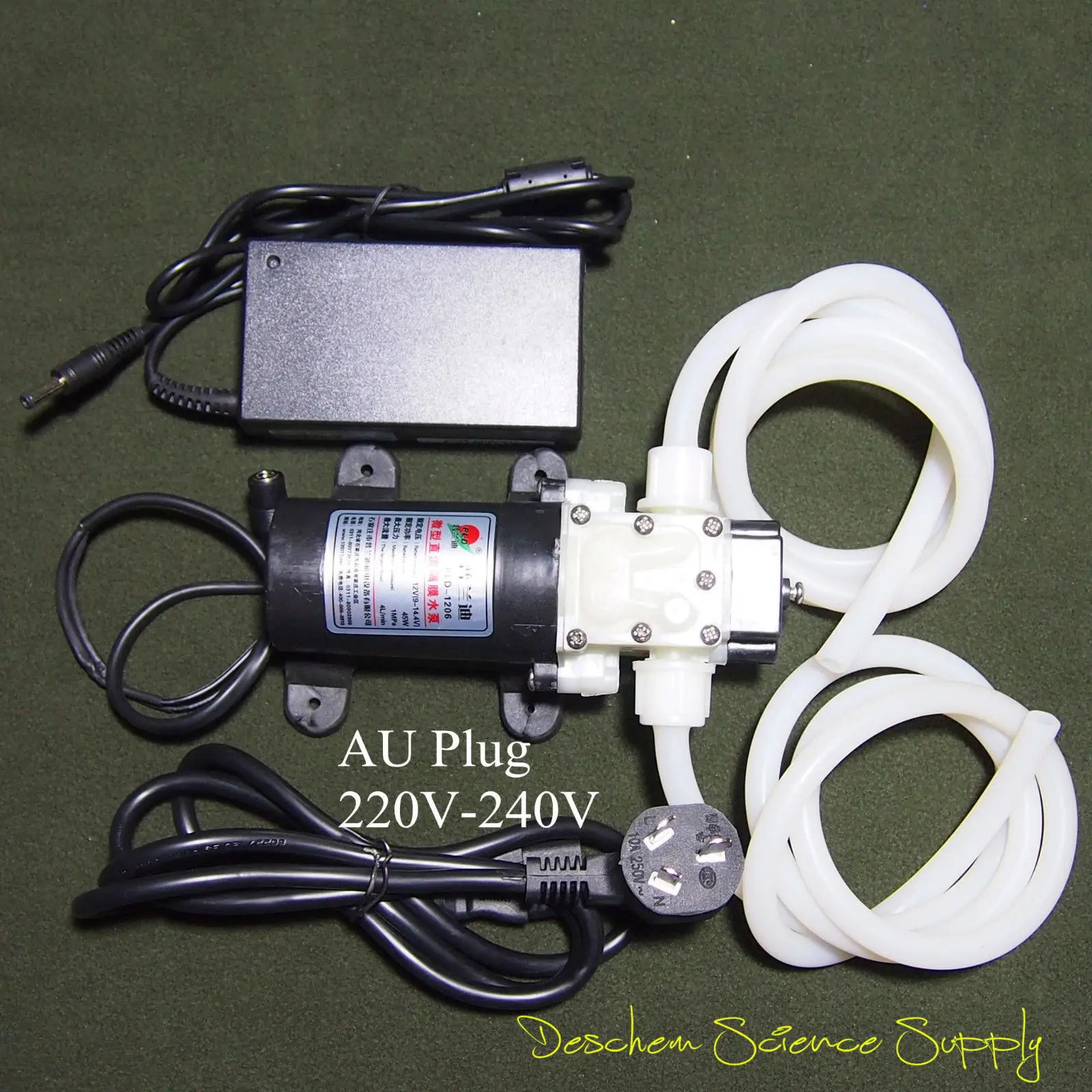 DC12V,45W,Diaphragm Water Pump,With Power Adapter & 2M Hose,Use in Glassware