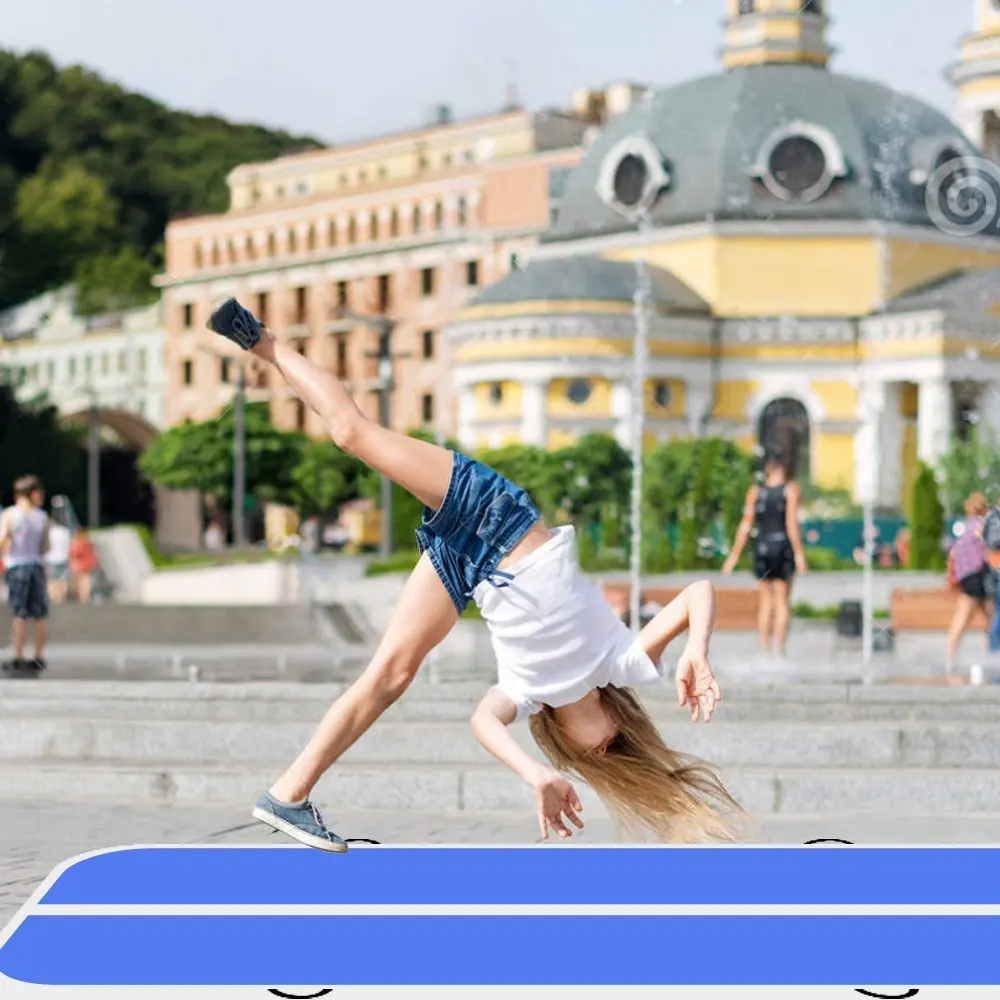 حار (7m8m10m) * 2 m * 0.2 m التمارين الرياضية قابلة للنفخ Airtrack تراجع الهواء المسار الطابق الترامبولين للاستخدام المنزلي/التدريب/التشجيع /الشاطئ