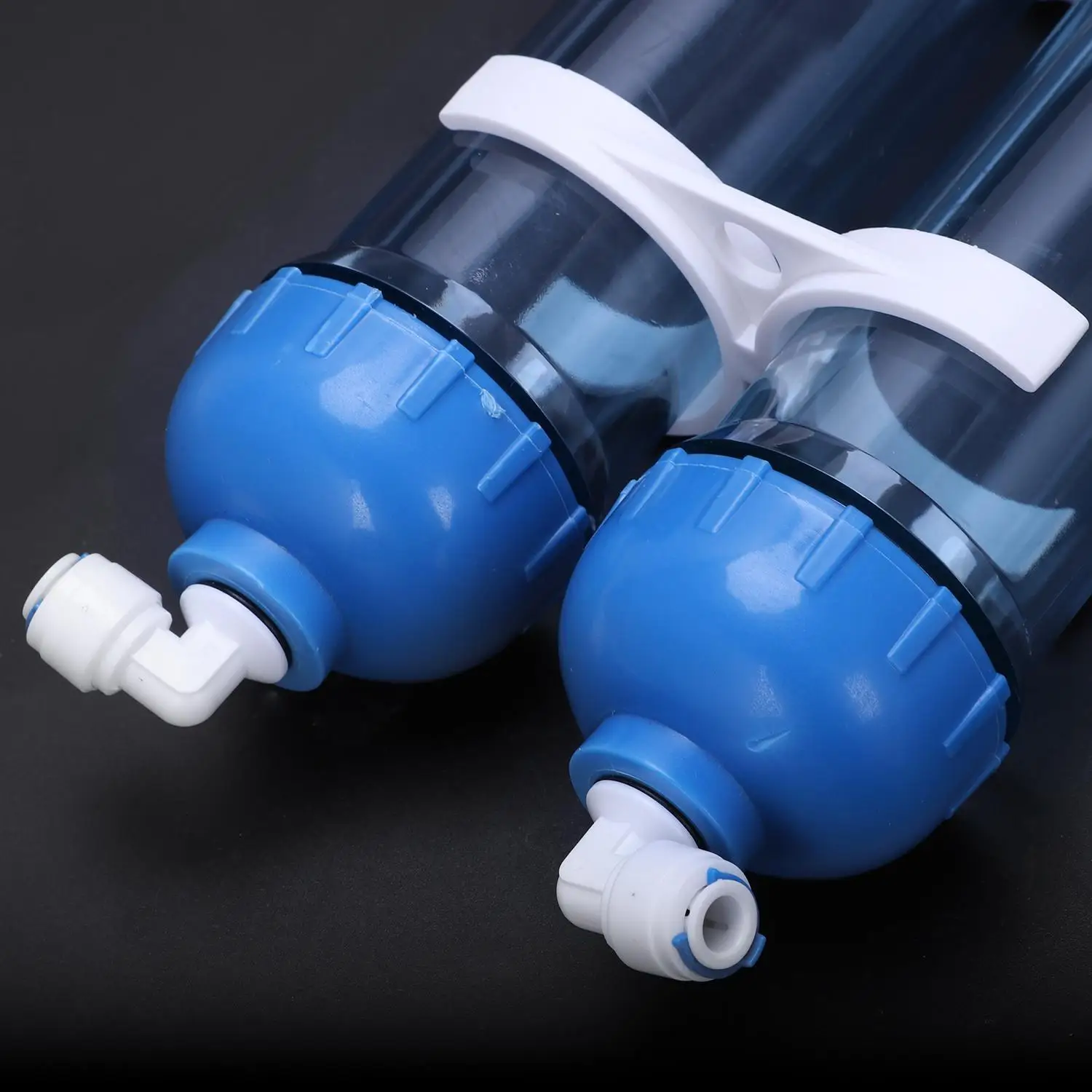 Water Filter 2Pcs T33 Cartridge Housing Diy T33 Shell Filter Bottle 4Pcs Fittings Water Purifier For Reverse Osmosis System Water Filter 2Pcs T33 Cartridge Housing Diy T33 Shell Filter Bottle 4Pcs Fittings Water Purifier For Reverse Osmosis System