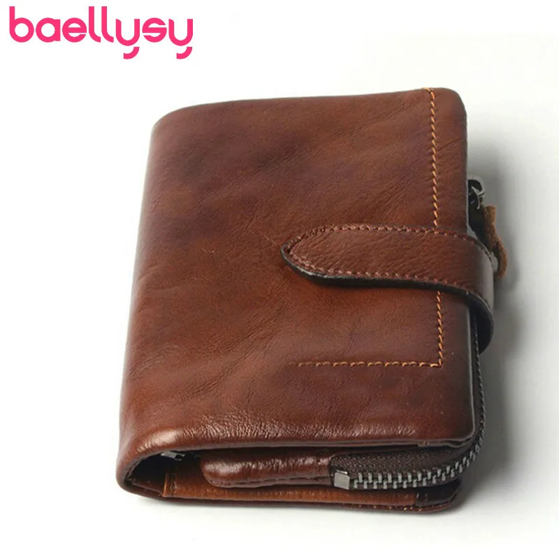 

High-quality Genuine Leather Mens Wallet Business Wallet Long Men Clutch Bags Credit Card Holders Coin Purse Travel Money Pocket