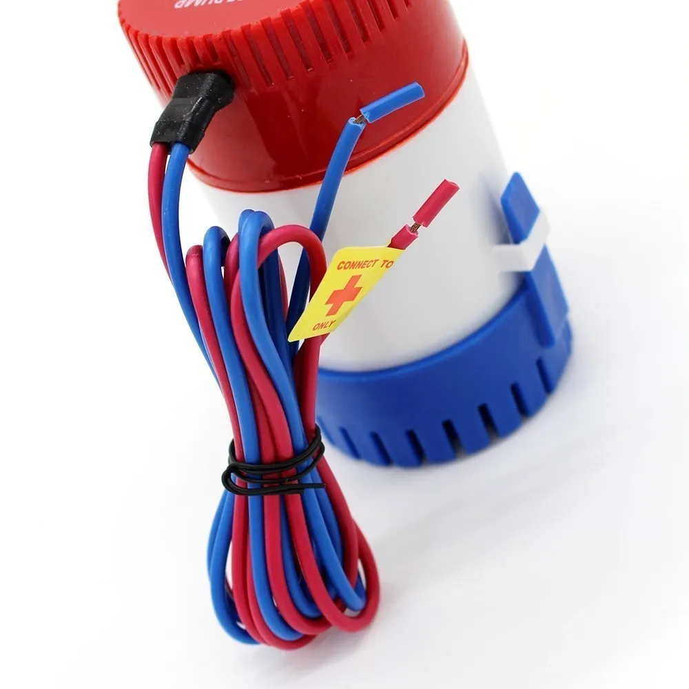 1100GPH DC 12V Трюмный водяной насос для лодки/Каяка с английским руководством