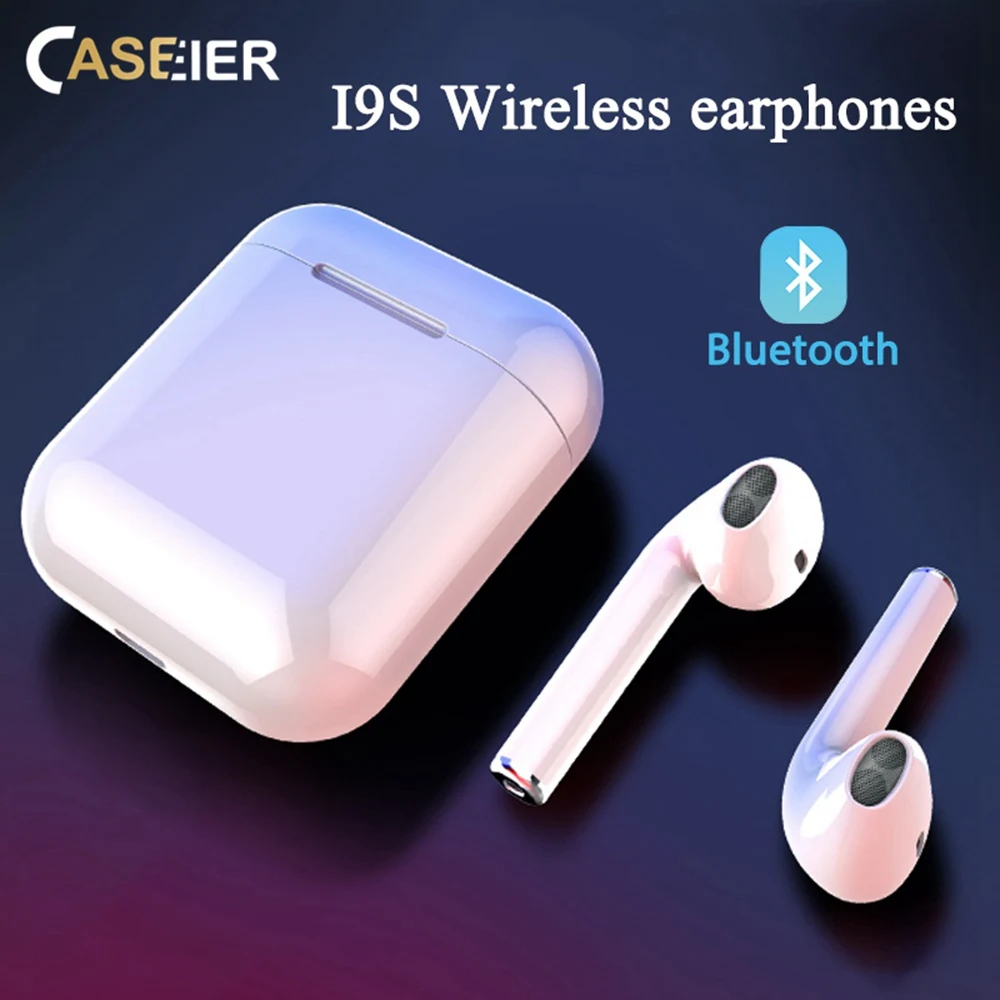 

CASEIER I9S TWS Mini Wireless Bluetooth Earphone With Charging Box Set Stereo Earbud Headset Earphones auriculares bluetooth