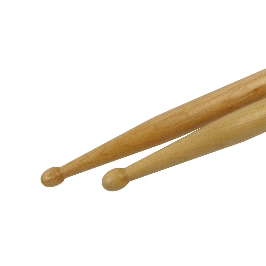 1 пара дуплексный молоток Гонг барабанные палочки для езды цимбал, двойной конец мягкой фетровой головки и 5B деревянный наконечник