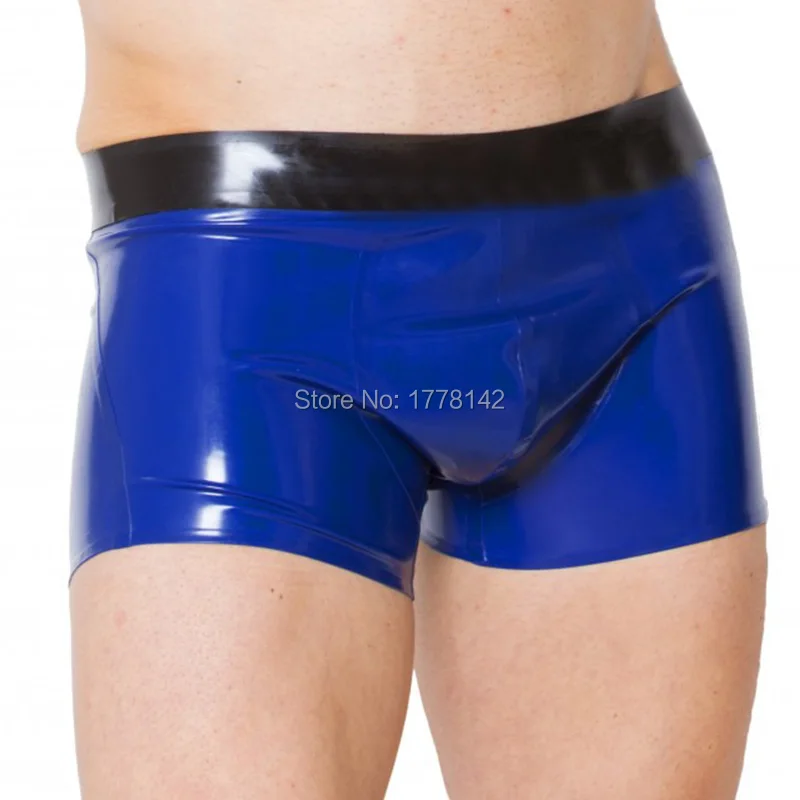 Latex Rubber Fetish Men Underwear Underpants Sexy boxer | Тематическая одежда и униформа