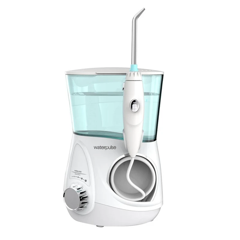 

Waterpulse V600G Dental Flosser Oral Irrigator Water Flosser With 5 Nozzles Oral Hygiene 700ml Capcity Dental Care Teeth Clean