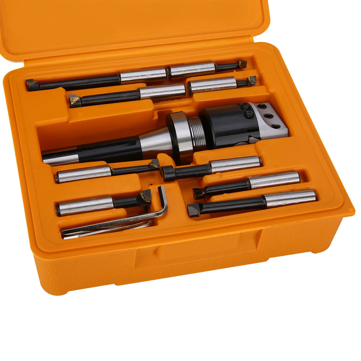 

9 Pieces/Set Boring Bar High Strength 2" Boring Head R8 Shank 1/2" Carbide Boring Bar Set Bridgeport Milling