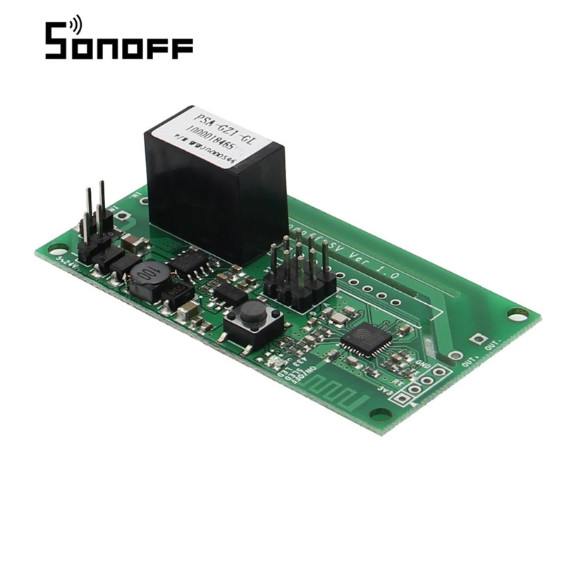 

SONOFF SV Safe Voltage WiFi Wireless Switch 5 - 24V DC Voice Remote Control Smart Home Module Works With Alexa