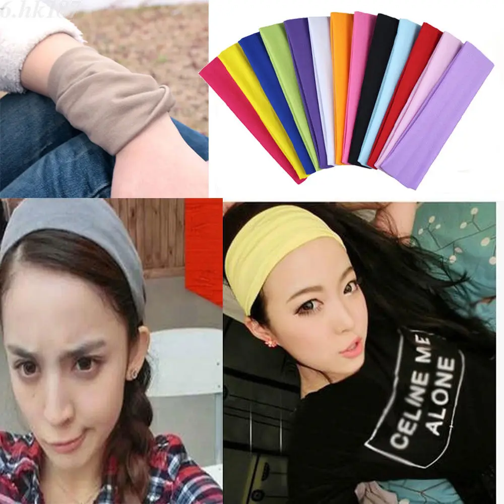 Аксессуары для волос, Женская повязка на голову, новинка, резинки для волос, модные женские заколки для волос, 14 цветов, повязка для головы, Steetwear