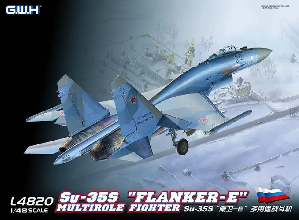 GreatWall 1/48 L4820 русский Su-35S &quotФланкер-е&quot | Игрушки и хобби