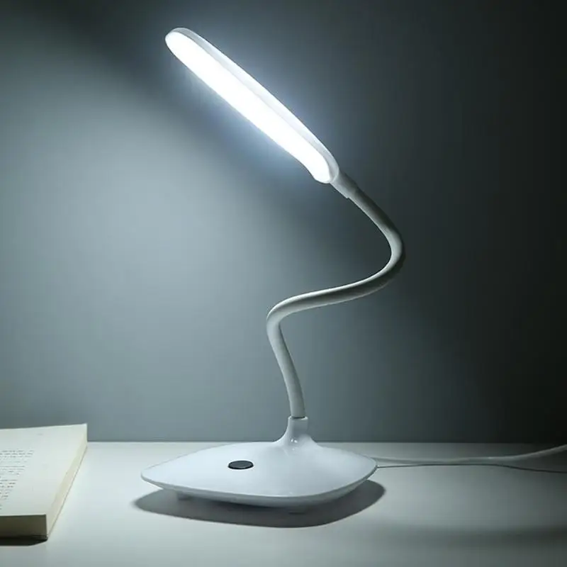 LED Desk Reading Lamp USB Powered Study Foldable Bendable ...