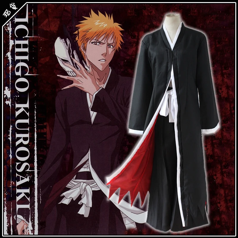 Bleach Ichigo Kurosaki Black Kimono Clothing Cosplay Costume Aliexpress Novelty Special Use Bleach Ichigo Kurosaki Black Kimono Clothing Cosplay Costume Aliexpress Novelty Special Use