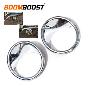 

Car Stylings 2pcs ABS Chrome Front Fog Light Lamp Cover Trim Headlight Decor Moudings Strip For BMW X5 F15 2014 2015