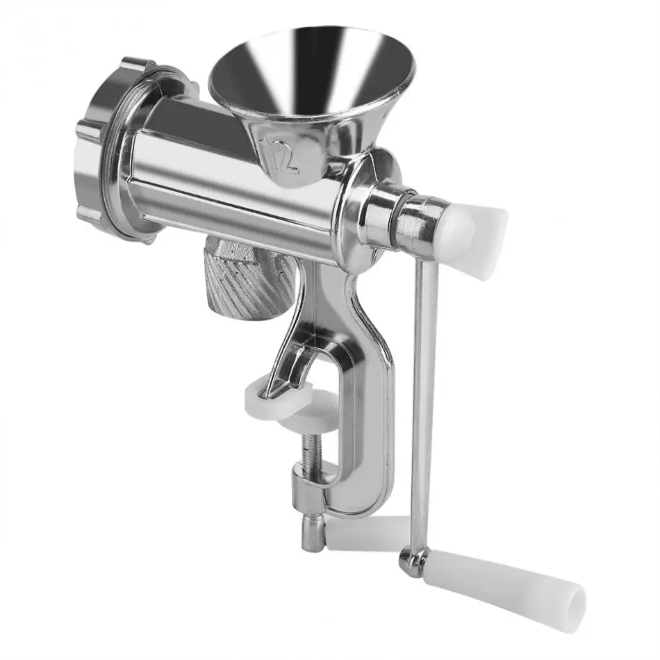 

Hot Multifunction Manual Meat Grinder Chopper Mincer Sausage Maker Blade Alloy Meat Stainless Steel Home Kitchen Tool