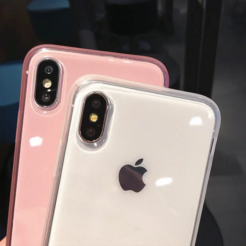 Прозрачный противоударный чехол LOVECOM с рамкой для iPhone 11 Pro Max XR XS Max 6 6S 7 8 Plus X чехол из мягкого ТПУ для задней панели телефона