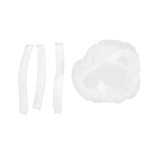 Профессиональный 100 шт салон одноразовый парикмахерский эффект нетканые буффантные колпачки комплект-белый