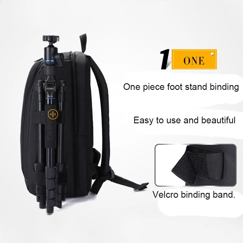 Водонепроницаемый функциональные DSLR рюкзак камера видео сумка w/дождевик SLR штатив чехол PE мягкий для фотографа Canon Nikon