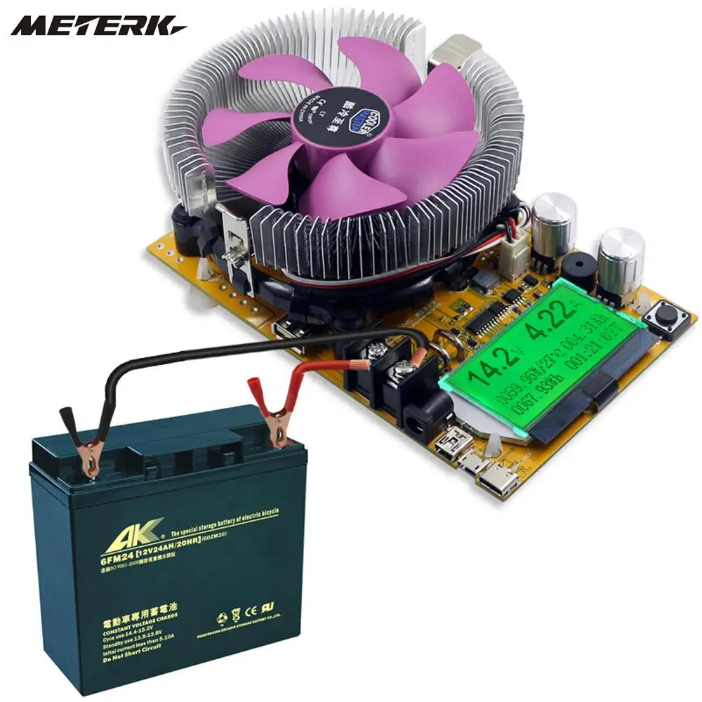 

150W Digital Battery Capacity Voltmeter Adjustable Constant Current Electronic Load Line Aging Meter