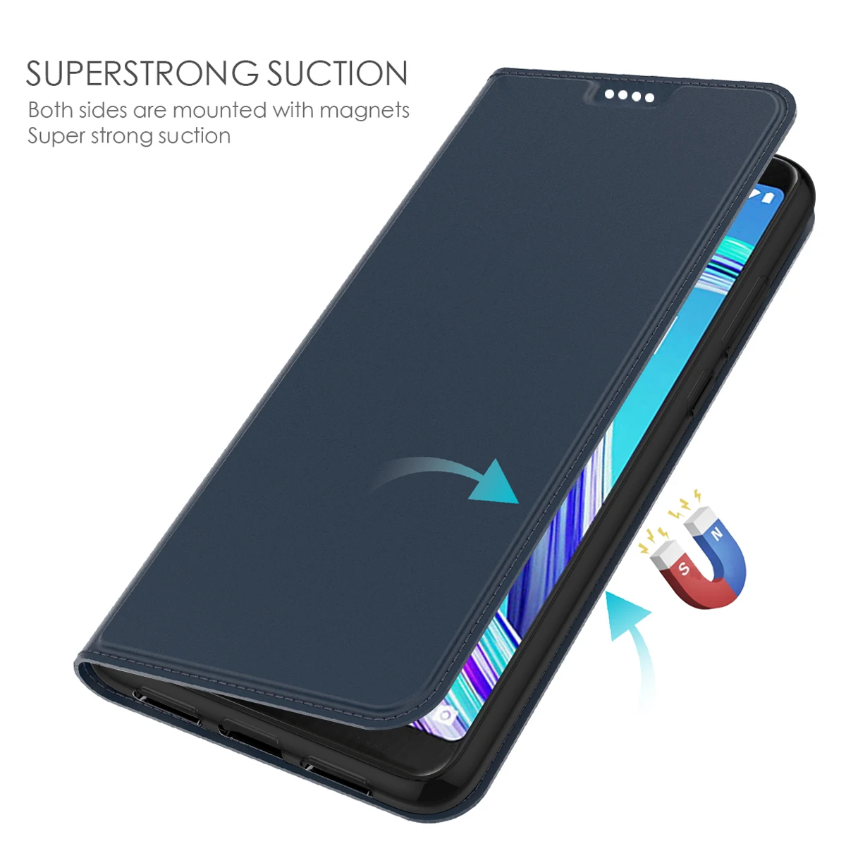ل Asus ZenFone ماكس برو M1 ZB601KL/ZB602KL حالة جلدية Kickstand محفظة قلابة غطاء ل ZenFone ماكس برو M2 ZB631KL بطاقة حالة