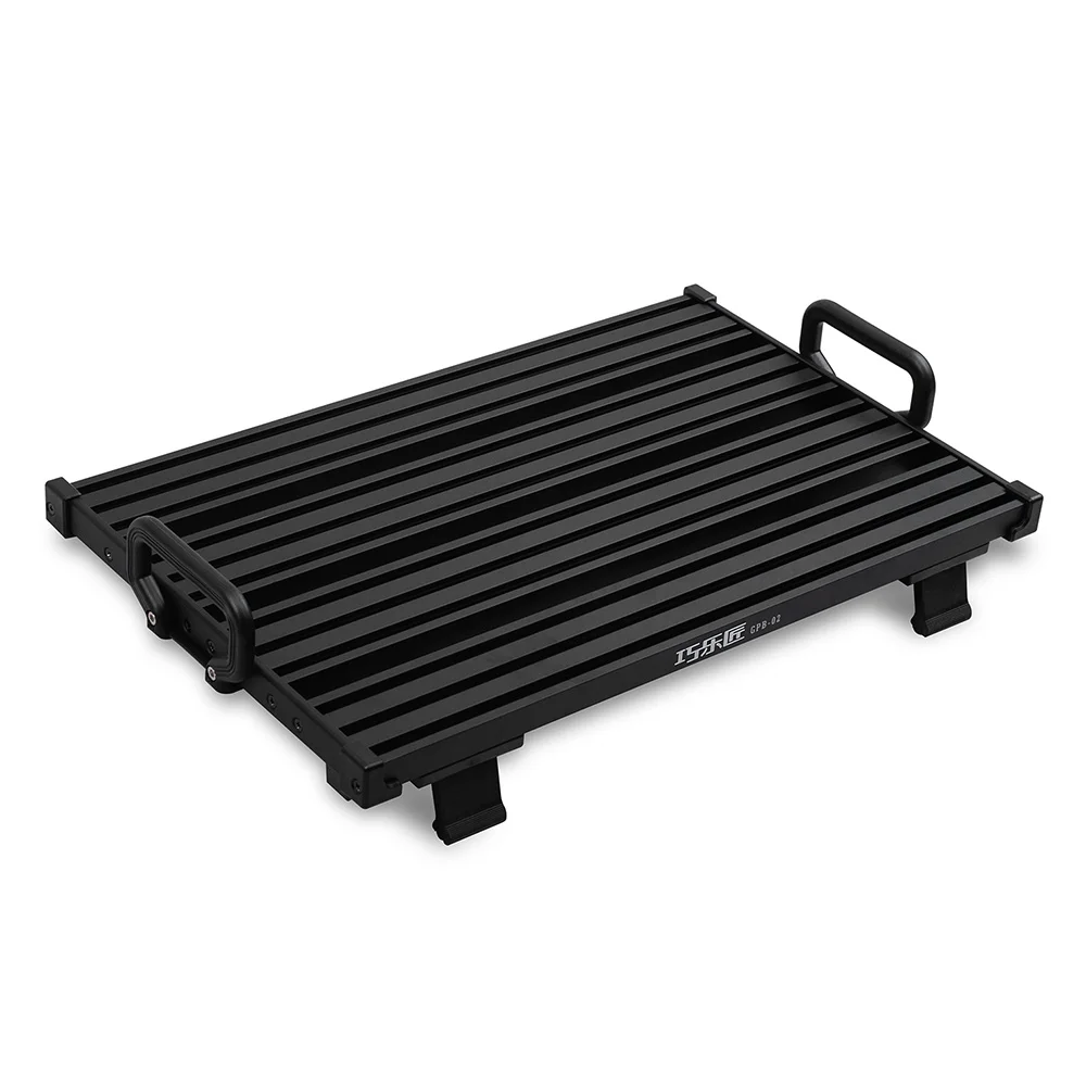 

Qiaolejiang GPB - 02 Guitar Effect Pedal Aluminum Alloy Board Foldable Hidden Feet Pedal Board With Bag
