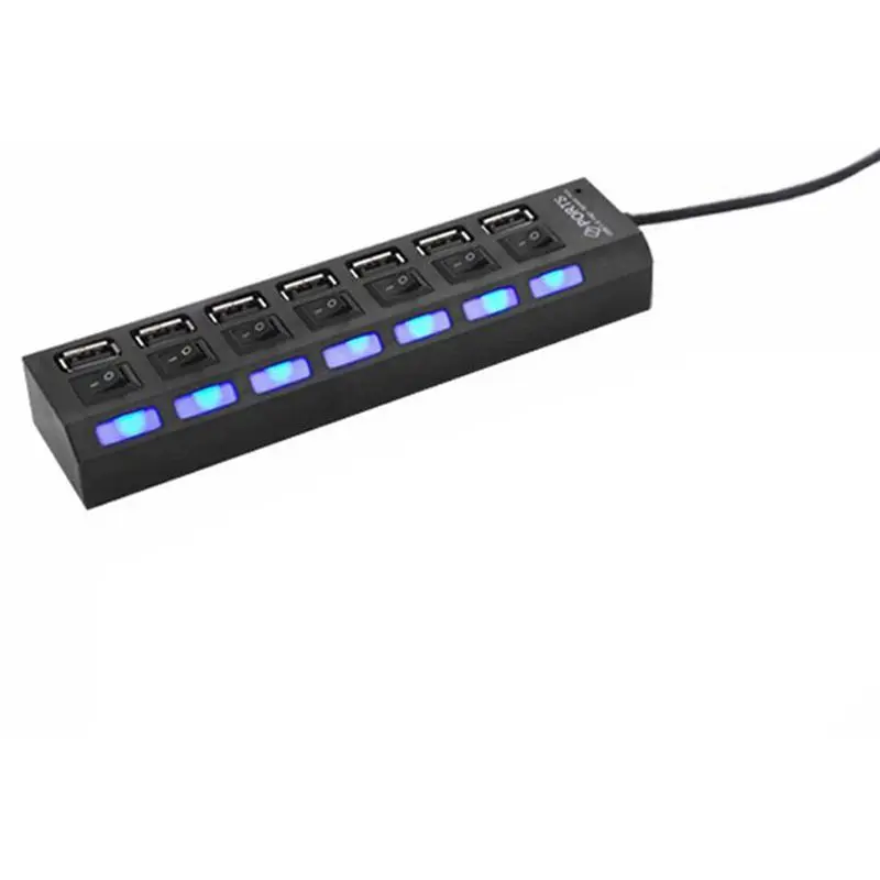 009 USB1.1 независимый семь HubUSB один переключатель USB мульти-в-одном концентратор |