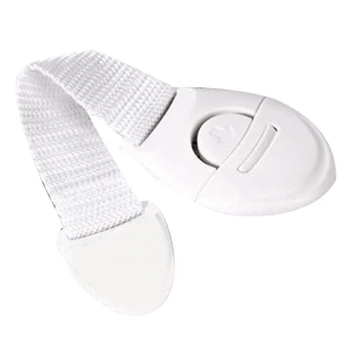 

Cabinet Door Drawers Refrigerator Toilet Plastic Safety Lock For Child Kid Baby, White