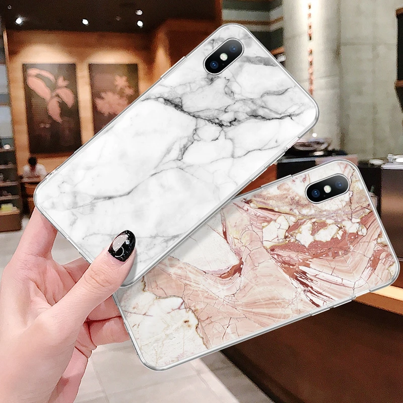 Lovebay marble, чехол для iPhone 5 5S SE для телефона 6, 6 S, 7, 8 Plus, XS Max, XR X, из мягкого ТПУ, ультратонкий, Griotte, модный чехол, чехол
