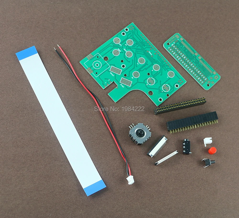 Fai Da Te 6 Pulsanti Pcb Board Switch Wire Kit Connettore Per Raspberry Pi Gbz Per Game Boy Gb Zero Dmg-001