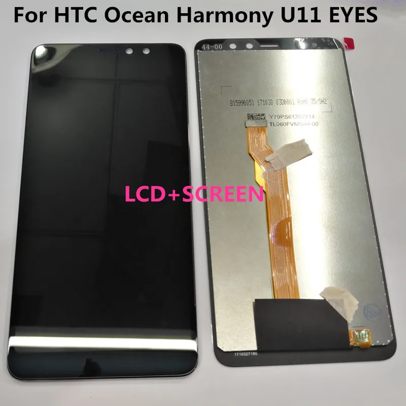 6 0 &quotдля HTC Ocean Harmony U11 EYES LCD дисплей + кодирующий преобразователь сенсорного экрана