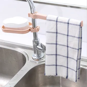 

2pcs/set Gadgets Faucet Drain Rack Adjusting Drain Basket Accesorios De Cocina Sink Sponge Drain Rack Kitchen Accessories-S