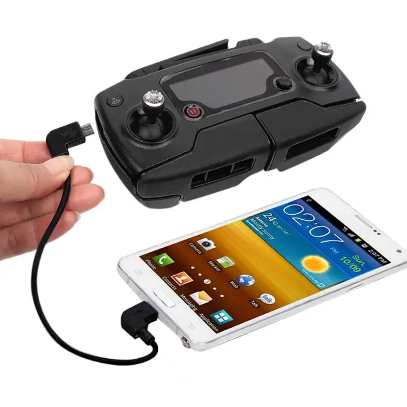 

Micro USB Type-C For Lightning To Micro USB For DJI SPARK/MAVIC PRO Controller For iPhone iPad Samsung Tablet Data Cable Adapte