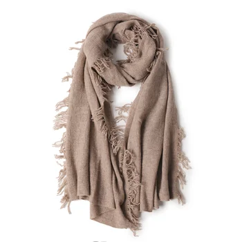 

Amazing Korean Simple Solid Color Warm Winter Scarf Women Cashmere Knitted Scarves Wool Ring Wrap Stoles Shawl