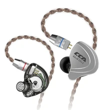 Cca C10 4ba + 1dd Гибридный в ухо наушник Hifi Monito бег спортивные наушники 5 привод гарнитура Kz Bluetooth кабель для Cca C10