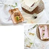 Promotion! European Style Pink Bow Cake Storage Trays Makeup Organizer Dessert Plate Square Decor Tray Kitchen Storage Trays 4