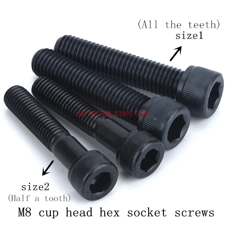 2021 Special Offer Time-limited Parafusos 12.9 M8 Cup Head Hex Socket Screws * 10/12/16/25/30/40/50/60/70/60/70 Black | Обустройство