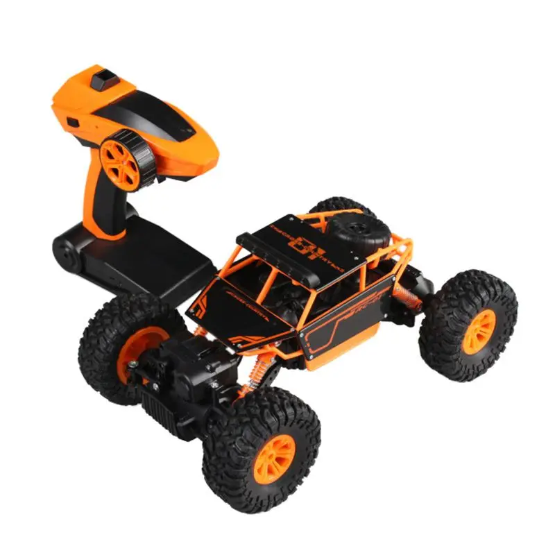 

FB FUNNY BOX 4WD RC Monster Truck Off-Road Vehicle 2.4G Remote Control Buggy Rock Crawler Car Orange