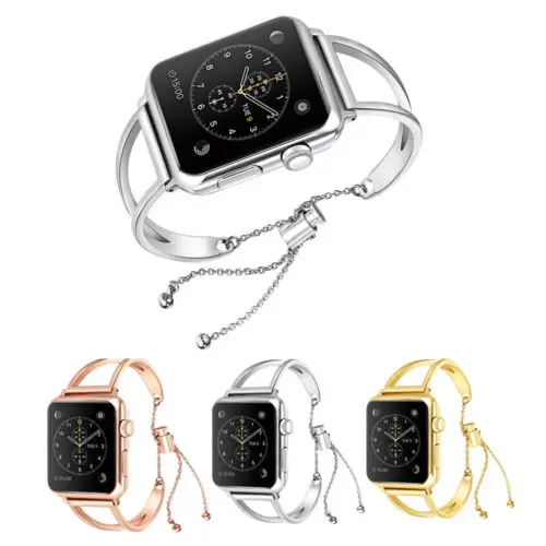 Для Apple Watch iWatch наручный ремешок из нержавеющей стали 38/42 мм Женский браслет