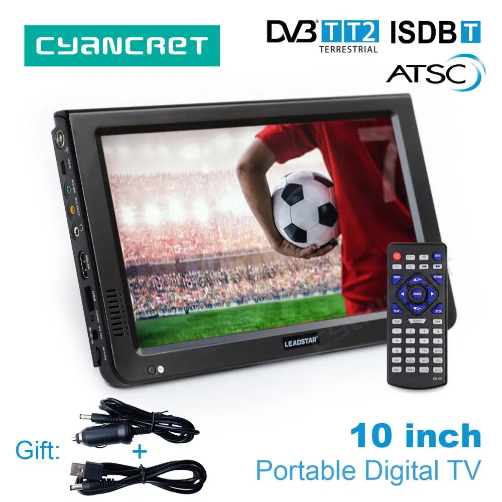Buy LEADSTAR 10 inch HD Portable TV DVB T2 ATSC ISDB T