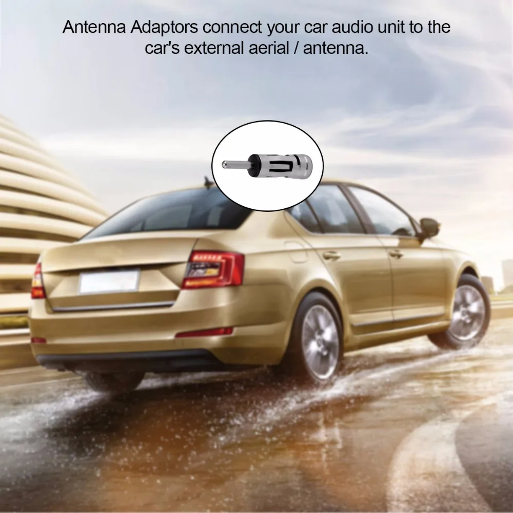 Автомобильное радио стерео ISO к Din антенна мачты разъем адаптера для автомобилей Радио адаптер